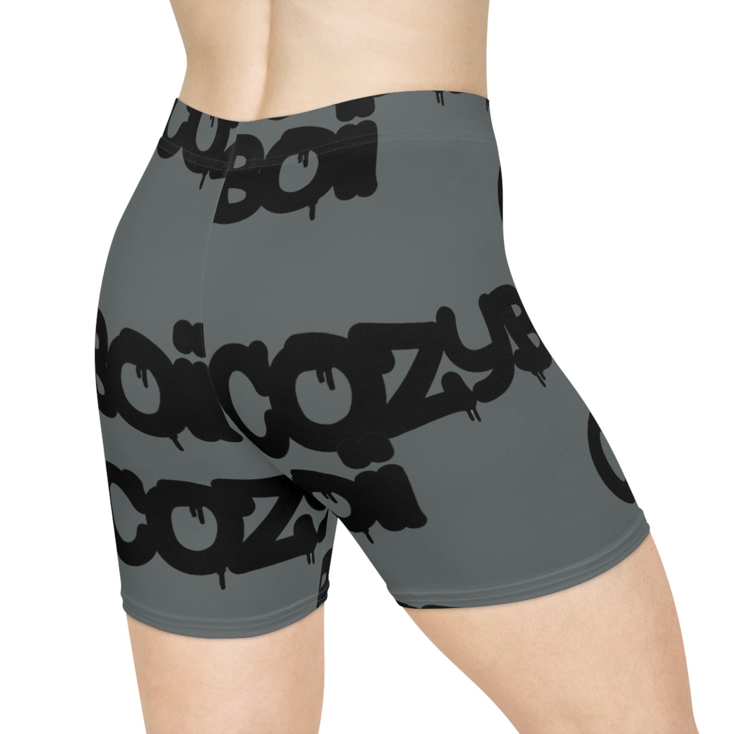 "Cozyboii" Women's Biker Shorts (AOP)